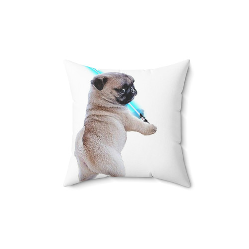 Pug Lightsaber Plush Pillow