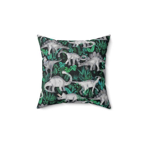Dinosaur Jungle Themed Decorative Pillow