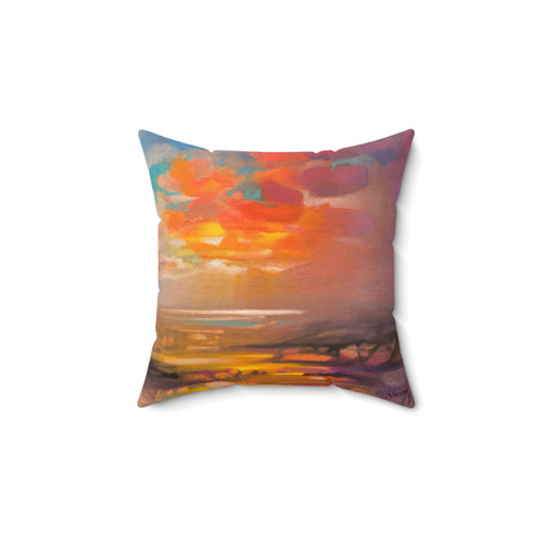 Vivid Light 3 Scottish Art Pillow