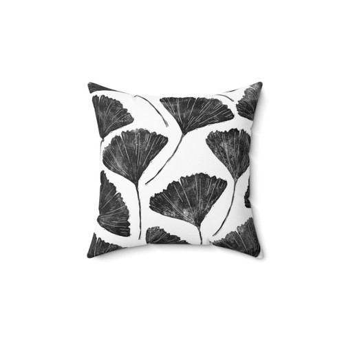 Nature Inspired Leaf Pattern Pillow