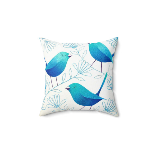 Bluebirds Decorative Pillow