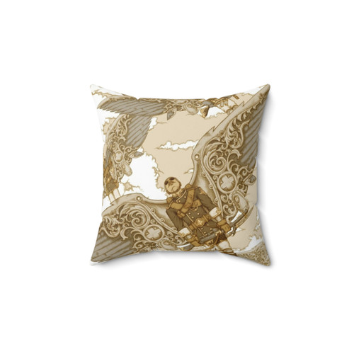 Steampunk Peregrine Squadron Pillow