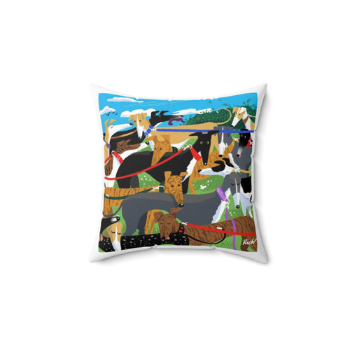 Greyhound Pillow for Hound Lovers