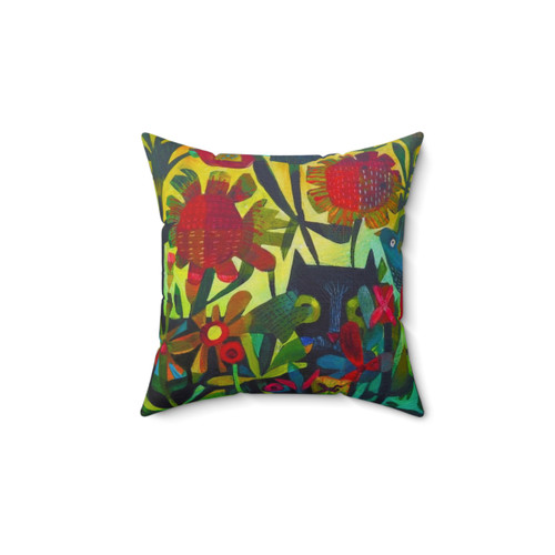 Vibrant Felix Pillow for Cat Enthusiasts