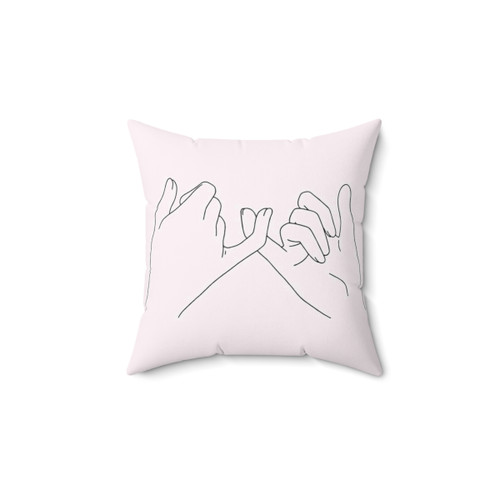 Pinky Promise Decorative Pillow - Cute Home Decor