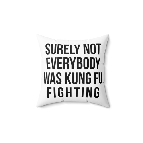 Funny Kung Fu Fighting Pillow