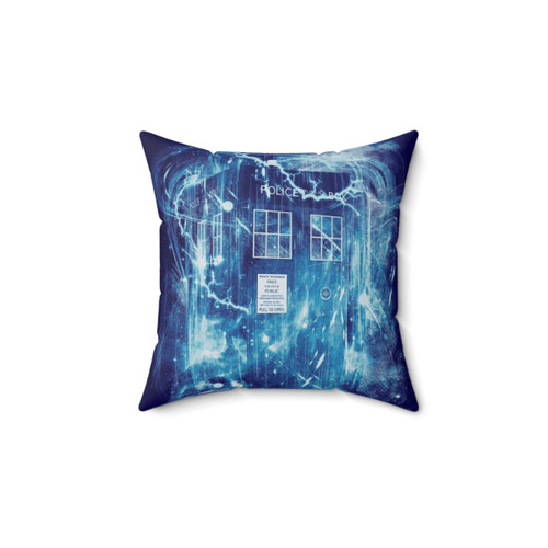 Time and Space Storm Sci-Fi Pillow