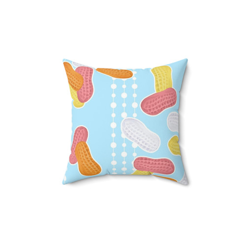 Circus Peanuts Blue Pillow