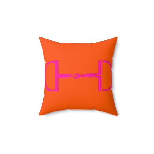 Snaffle Bit Pillow - Vibrant Equestrian-Inspired Home Decor