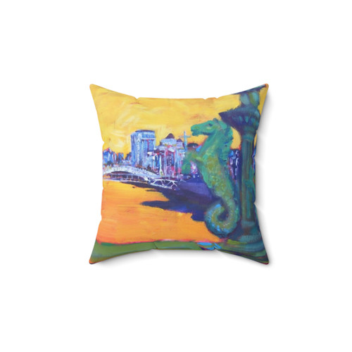 Dublin City Grattan Bridge Pillow