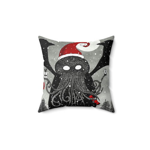 Cthulhu Christmas Pillow - Festive Lovecraftian Holiday Décor