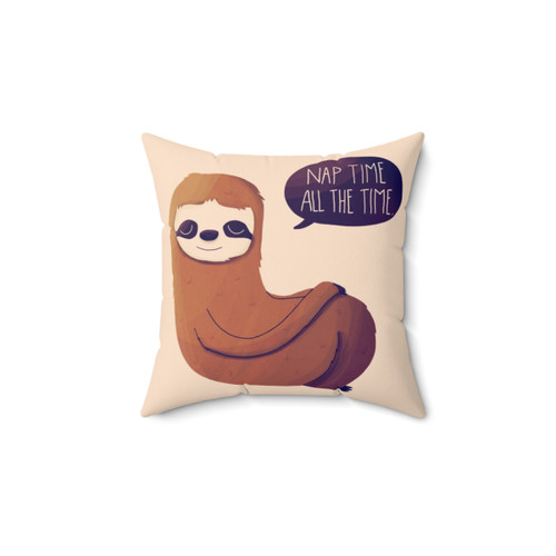 Cute Sloth Themed Pillow for Children