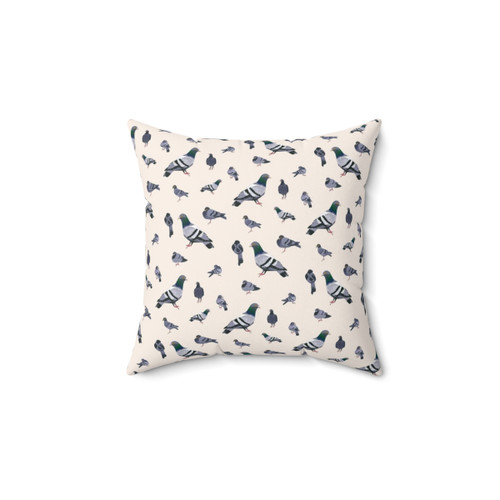 Artistic Bird Poo Pillow