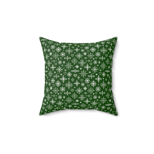 Scandinavian Snowflake Decorative Pillow