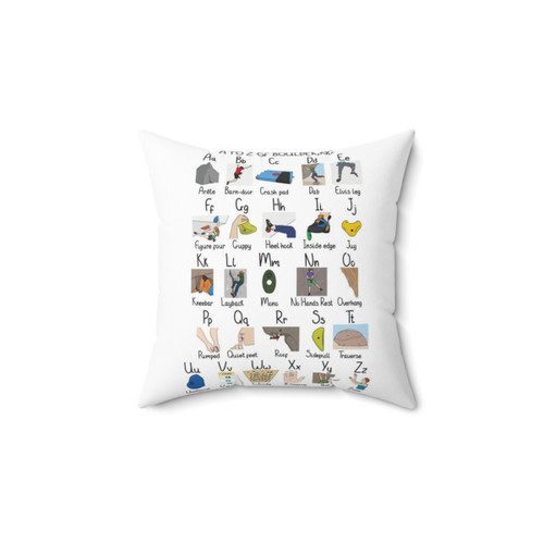 A to Z of Bouldering Pillow - Adventure Outdoor Gear for Climbers