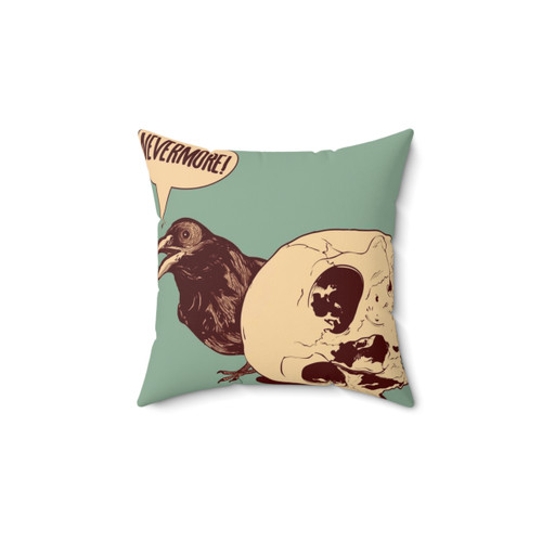 Nevermore Decorative Throw Pillow featuring Poe's Raven
