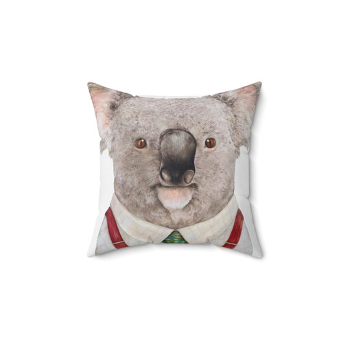 Soft and cuddly koala pillow for an Australian-themed nursery or home decor