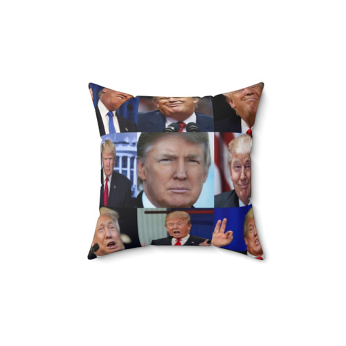 Donald Trump Memory Foam Pillow with Patriotic Design