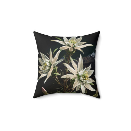 Edelweiss Flower Decorative Pillow