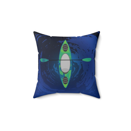 Kayaking Marbled Pillow