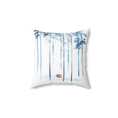 Watercolor Fox Nature Pillow