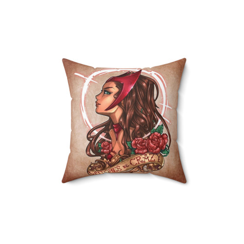 Witches Crazy Throw Pillow