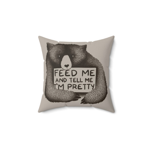 Cute and Funny Bear Pillow for Animal Lovers