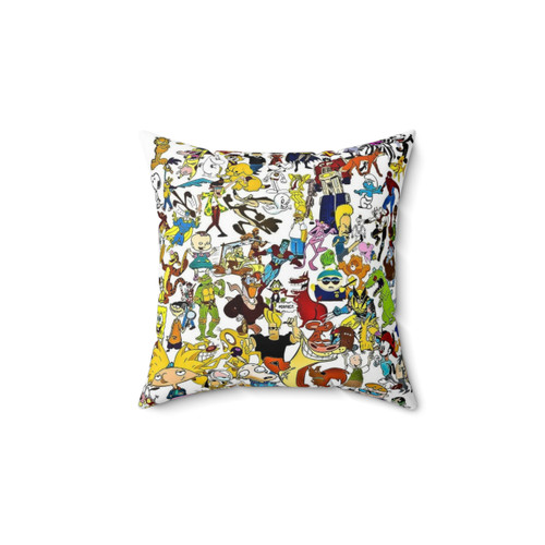 90s Cartoons Kids Pillow