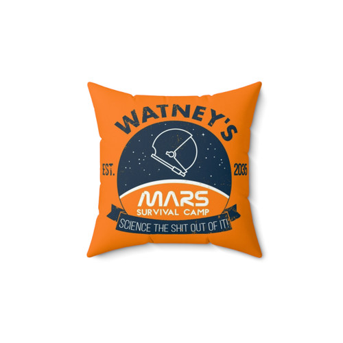The Martian Survival Camp Pillow