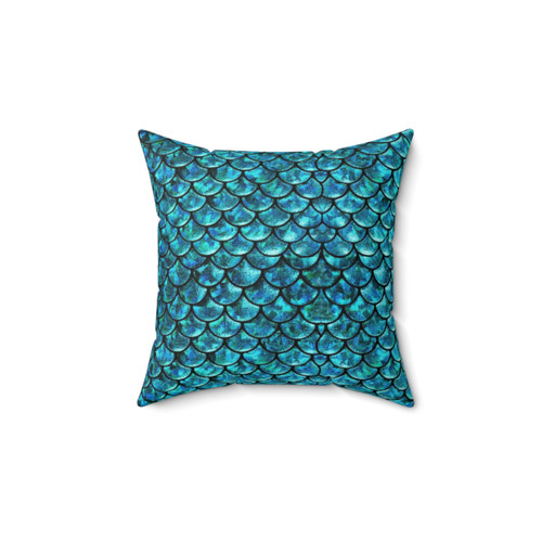 Mermaid Scales Decorative Throw Pillow