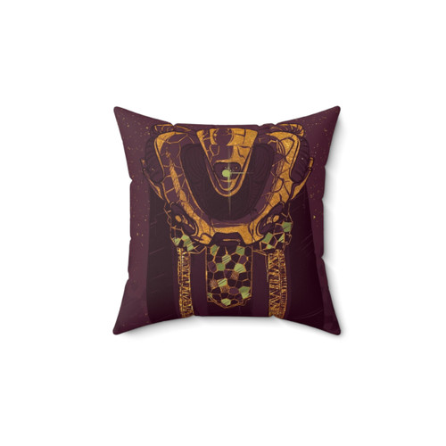 Babylon 5 Kosh Naranek Violet and Gold Pillow