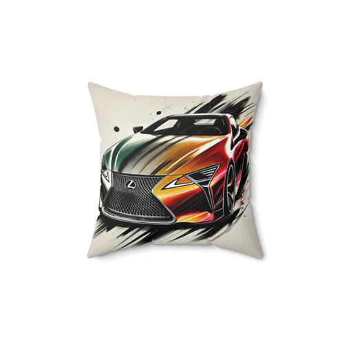 Lexus LC Concept Watercolor Design Pillow