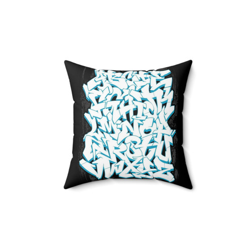 Graffiti Alphabet Decorative Pillow
