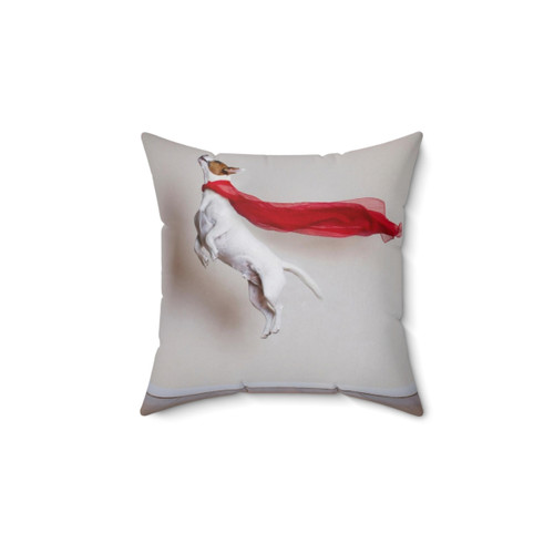 Superhero Dog Pillow - Cute Animal Photography