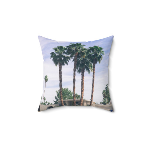 Palm Springs Tropical Palm Trees Decorative Pillow