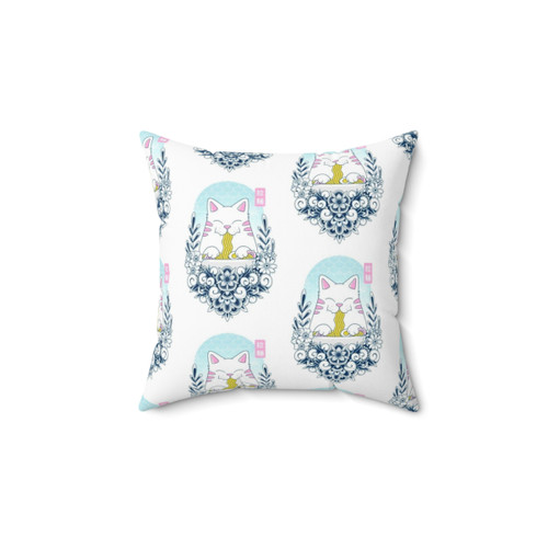 Ramen Cat Decorative Throw Pillow