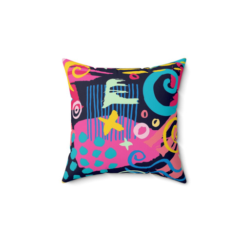 Trendy Abstract Art Pattern Decorative Pillow