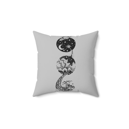 Cosmic Pillow with Star Dust to Sea Foam Design