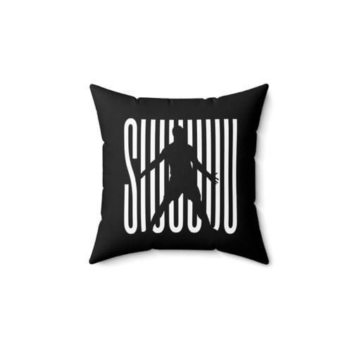Cristiano Ronaldo SIUUU Pillow - Funny Football Decor