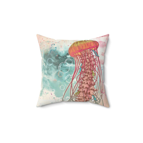 Ethereal Jellyfish Pillow - Soft, Pastel Decor