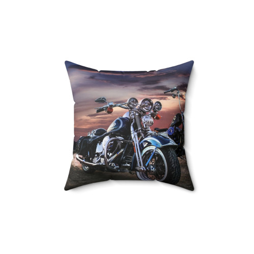 Harley Davidson Sunset Pillow