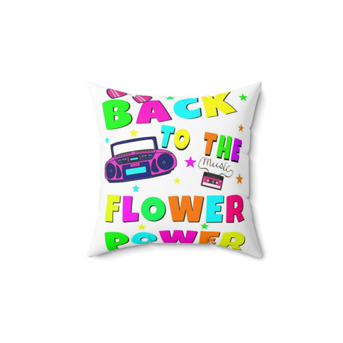 Retro Flower Power Pillow