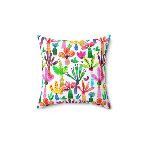 Tropical Palms Pattern Pillow