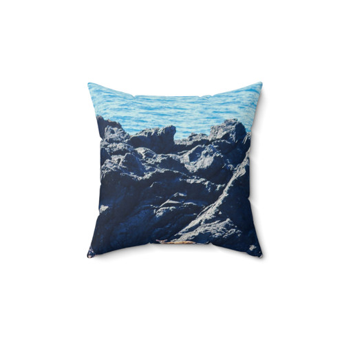 Deer by the Ocean Pillow