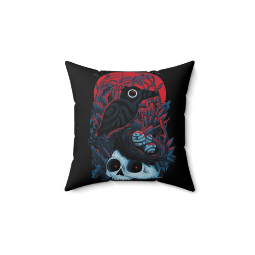 Mystic Rebirth Skull Pillow