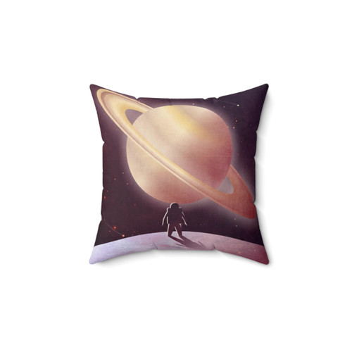 Enceladus Space Moon Pillow