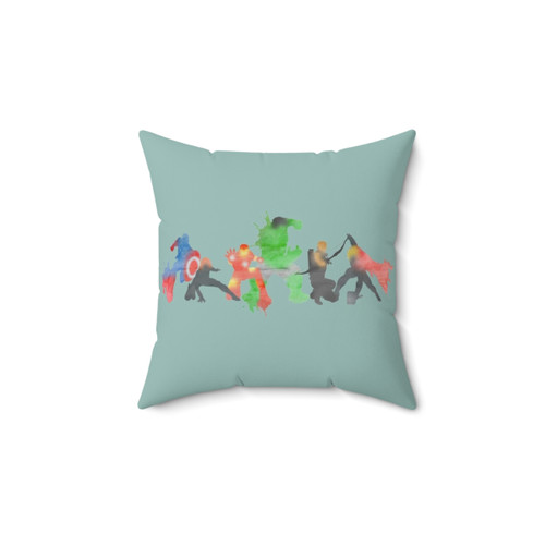 Superhero Themed Decorative Pillow