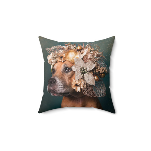 Flower Power Hope Pillow for Pitbull Rescue