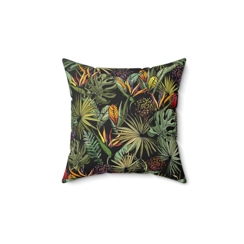 Tropical Leaf Accent Pillow