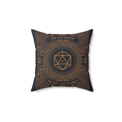 Steampunk Dice Pillow for Dice Collectors